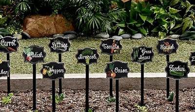 Garden Plant Markers Home Depot