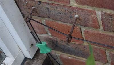 Garden Wall Wire Fixings