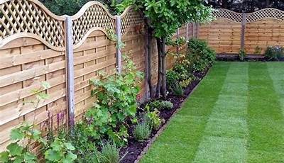 Garden With Fence Ideas