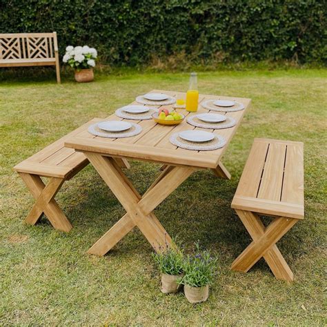 Garden Benches With Table