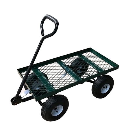 garden cart with pneumatic wheels