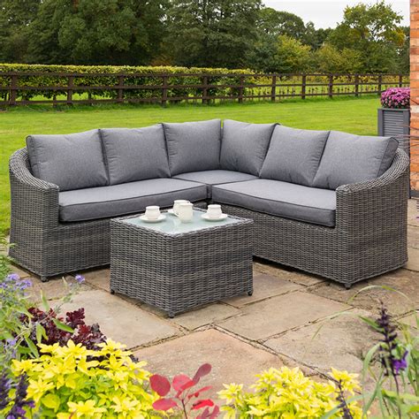 Garden Corner Sofa Grey