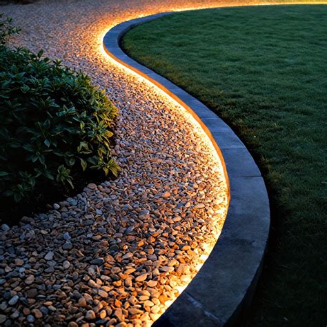 Garden Edging Light Ideas