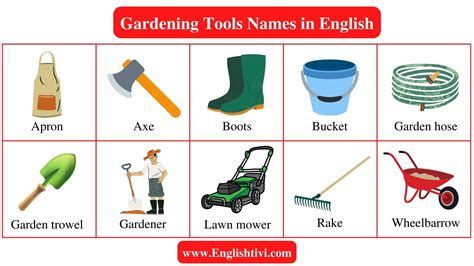Garden Items List