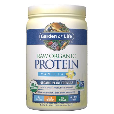 garden of life raw organic protein shake mix