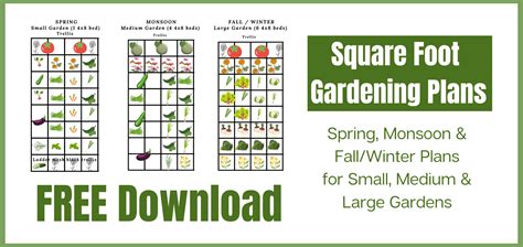 Garden Plans 12 Sections Printable