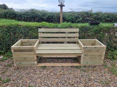 Garden Planters Bench