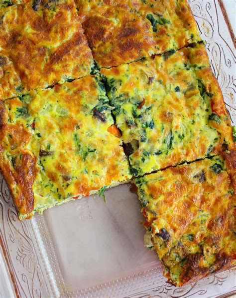 Garden Vegetable Egg Bake