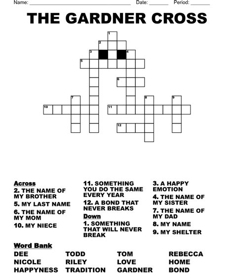 gardner of snl crossword maker