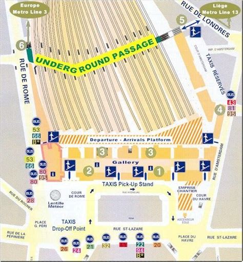 gare st lazare train schedule