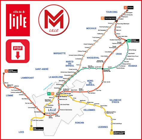 gares de lille plan