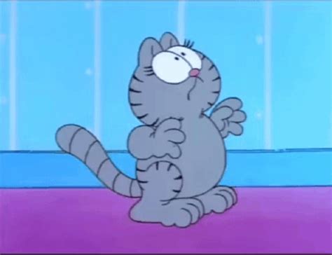 garfield and nermal gif