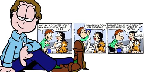 Garfield Comic Jon Drinks Dog