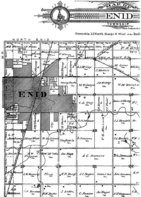 garfield county oklahoma plat maps