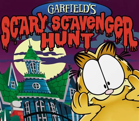 garfield games scary scavenger hunt