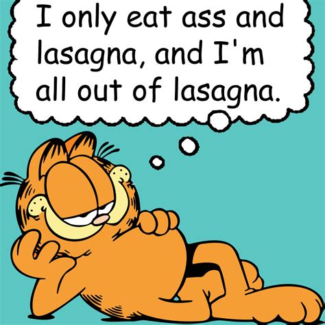 garfield lasagna meme