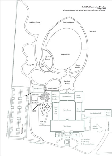 garfield park conservatory map