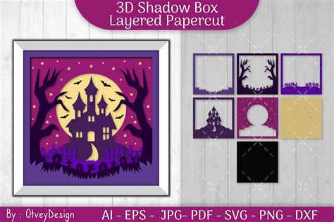 Download gargoyle-gothic-shadowbox-3d-layered SVG