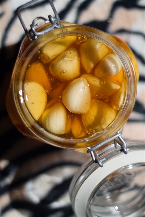 garlic and honey fermented