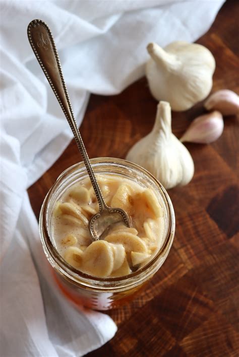garlic and honey fermented for sickness
