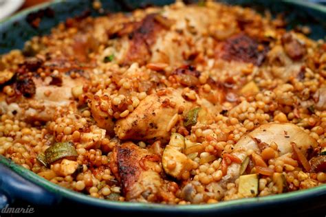 garlic chicken with israeli couscous