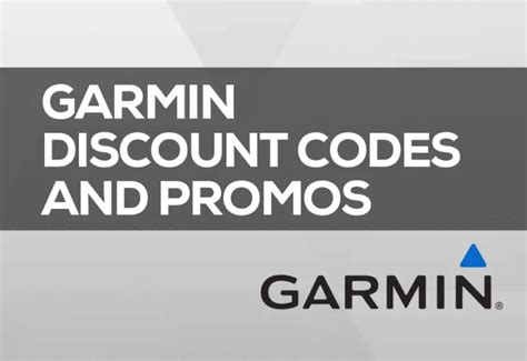 Garmin Coupon Code 2018 Valid Discount Promotions