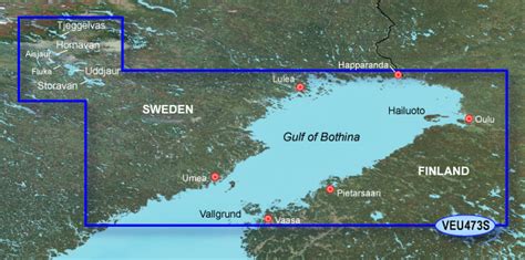 Garmin Sjökort Bottenviken Europa Karta