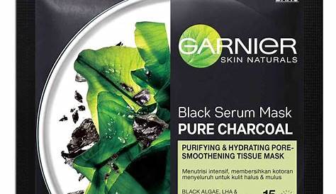 Garnier Black Serum Mask Pure Charcoal Glamozen
