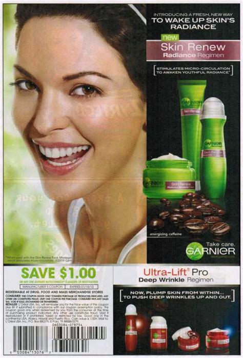 garnier face products coupons