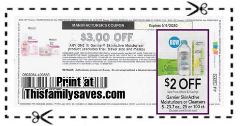 garnier moisturizer coupons printable