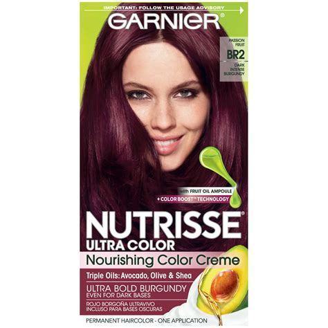garnier nutrisse hair color for dark hair