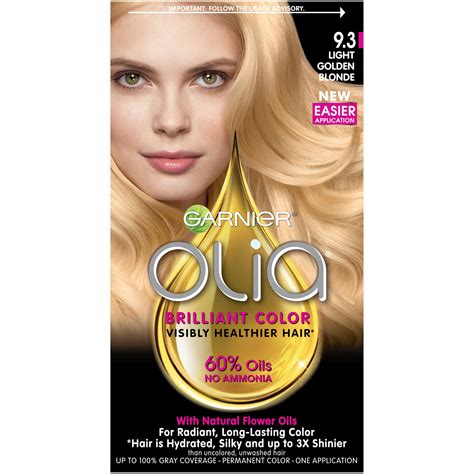 garnier olia hair color 9.3