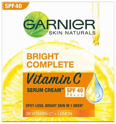 garnier serum cream spf 40