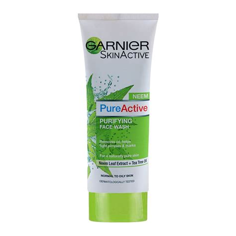 garnier skin active face wash