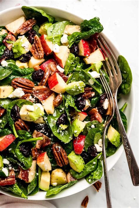 Garnish Spinach Salad