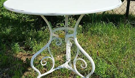 DanDiBo Gartentisch »Tisch Bistrotisch Antik Rund Gartentisch Metall