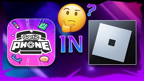 gartic phone in roblox - YouTube