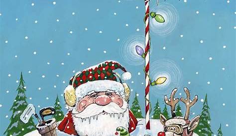 Gary Patterson Christmas Card | Christmas animals, Christmas sketch