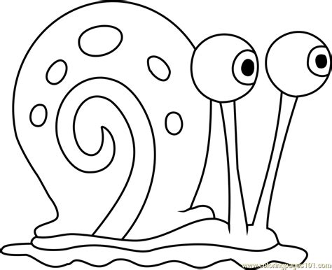 Gary The Snail Printable Image