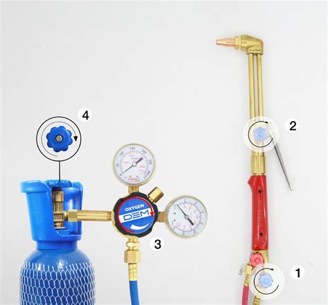 Gas And Oxygen Settings For A Cutting Torch
