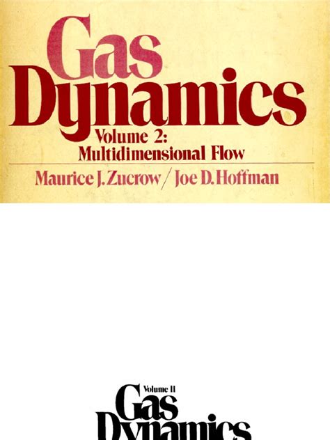 Gas Dynamics Zucrow Pdf