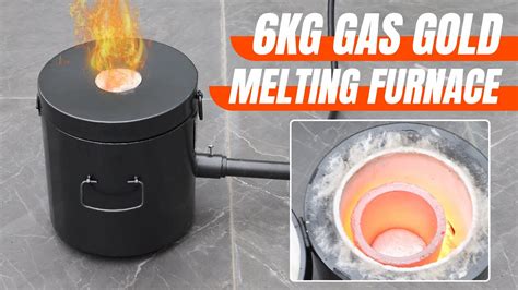 gas fired metal melting furnace