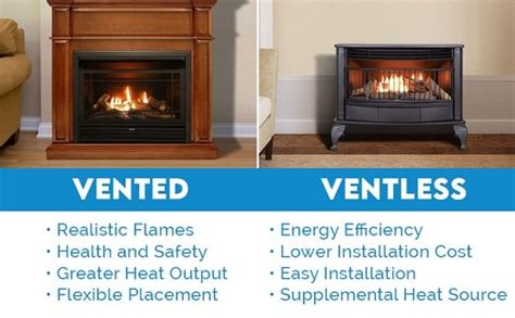 Gas Fireplace Inserts Vented Vs Ventless