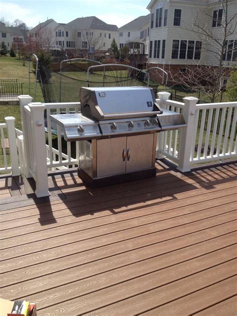 Gas Grill On Composite Deck