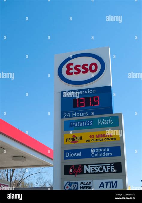 gas prices at esso
