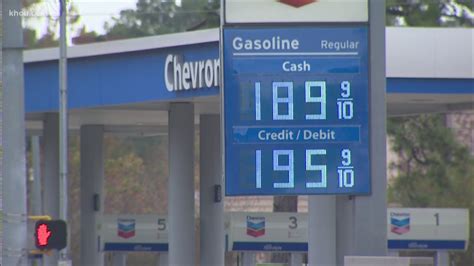 gas prices in houston texas today