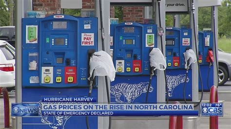 gas prices rising nc