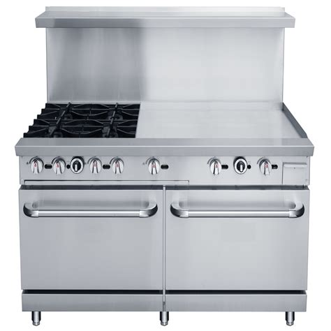 gas range cooker with griddle