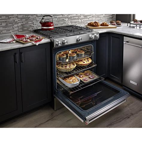 Gas Range With Baking Drawer