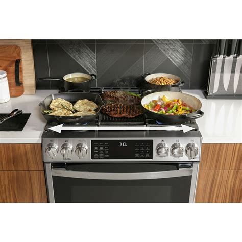 Gas Slide In Range With Griddle